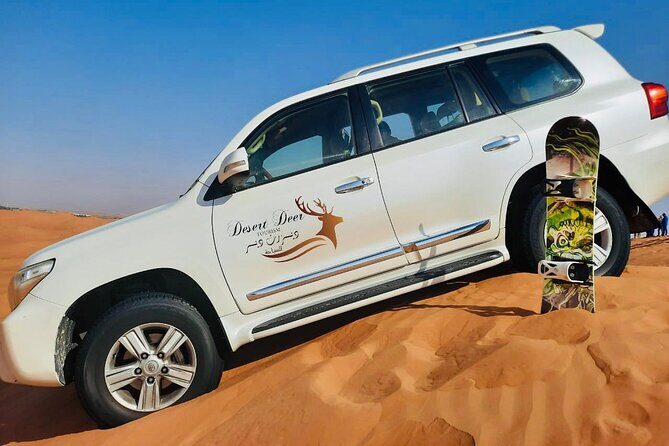 Evening Desert Safari in Dubai with Dune Bashing , Camel Ride and BBQ Dinner - Dune bashing in a 4x4: the thrill part, with real instructions
