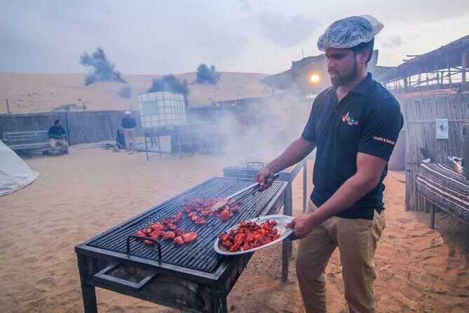 Evening Desert Safari Tour With Dinner & Entertainment - BBQ Buffet Dinner Plus Fire Show and Tanura Night