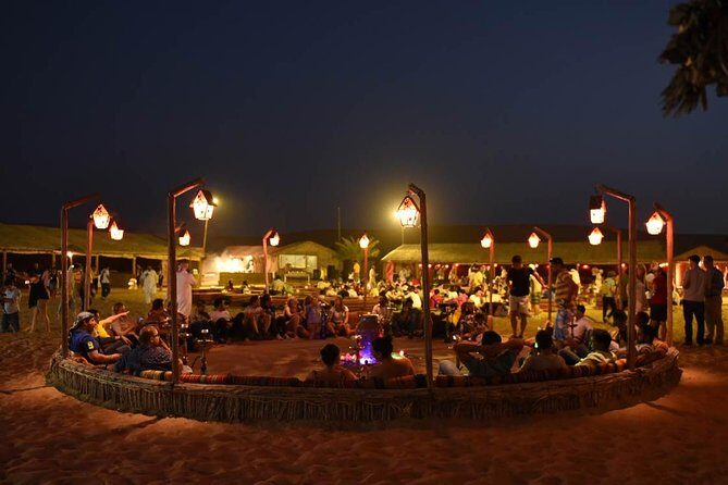 Evening Desert Safari with BBQ Dinner & 7 Live Show's - Camels and Sandboarding: Best for First-Timers