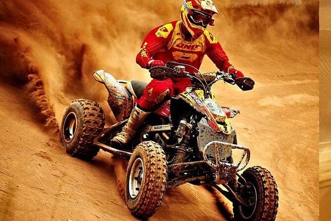 Evening Desert Safari with BBQ Dinner & self-drive Quad biking - Guides and Service: Why Names Matter (Shoaib and Ibrahim)