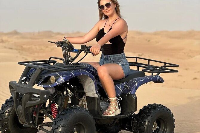 Evening Desert Safari with Quad Bike - Sandboarding: Short, Fun, and Surprisingly Technical