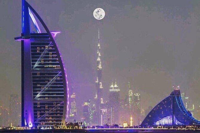 Evening Dubai City Tour with Burj Khalifa Experience - At The Top on Levels 124 and 125: what night views give you