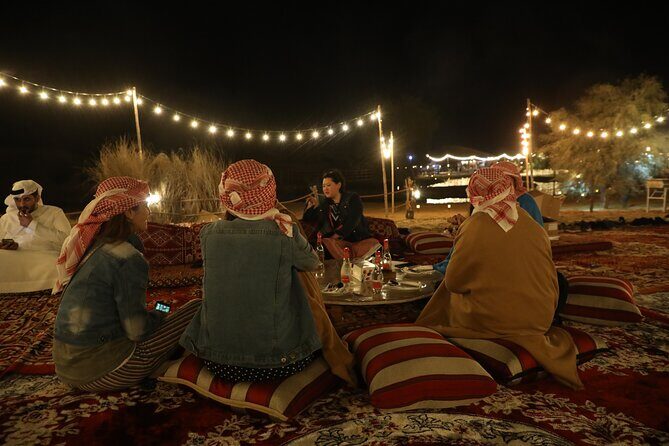 Evening Heritage Safari by Vintage G-Class at Al Marmoom Oasis - Al Marmoom Bedouin Oasis Welcome: Camel Caravan, Henna, and Dress-Up