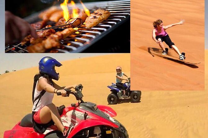 Evening Safari with Quad Bike, Camel Riding, BBQ Dinner and Dune Bashing - Quad Biking Plus Camel Riding: Two Types of Desert Memory