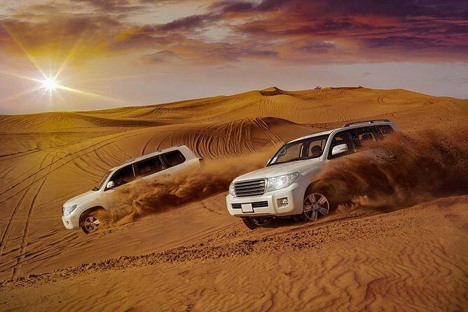 Evening Safari with Quad Bike, Camel Riding, BBQ Dinner and Dune Bashing - 30 Minutes of Dune Bashing in Lahbab: Fun, Fast, and a Little Unpredictable