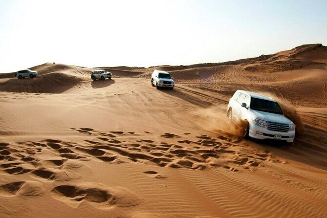 Exclusive Desert Safari with BBQ, Camel Ride & Traditional Show - Dune bashing in Lahbab: the thrill you came for