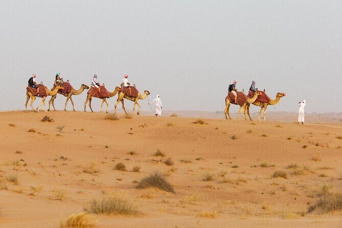 Exclusive Desert Safari with BBQ, Camel Ride & Traditional Show - At the desert camp: where the evening turns into a full show