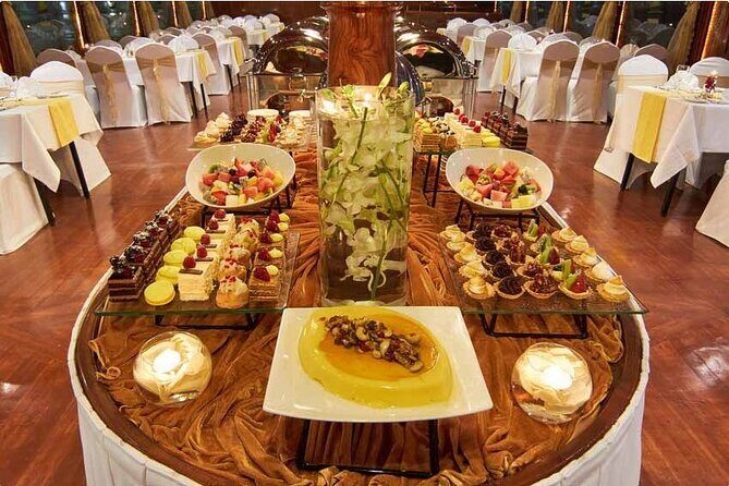 Exclusive Dhow Cruise at Marina - The Buffet Dinner: Middle Eastern and Asian Flavors, Not Just Standard Cruise Food