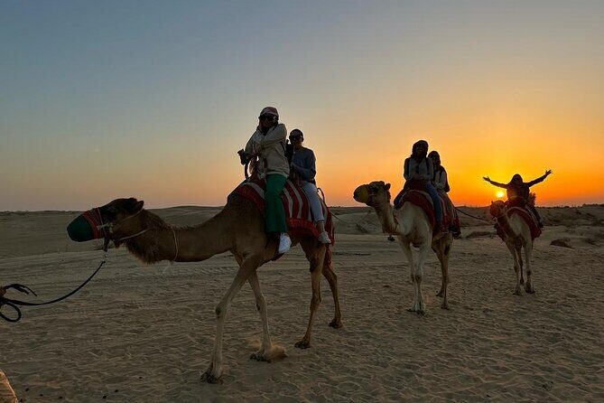 Exclusive Private Evening Desert Safari with BBQ Dinner In Dubai - Falcon Photos, Henna, and Shisha in the Camp Setup