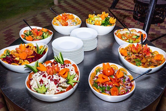 Exclusive private vehicle, front table, food served by Buttler - Sandboarding and what’s optional vs not included