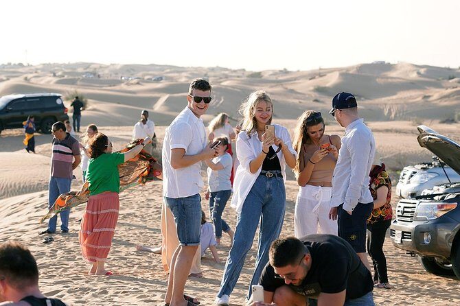 Exclusive Sunrise Desert Safari with Camel Ride Sand Boarding Dune Bashing - Logistics That Affect Your Day: Pickup, Group Size, and Weather