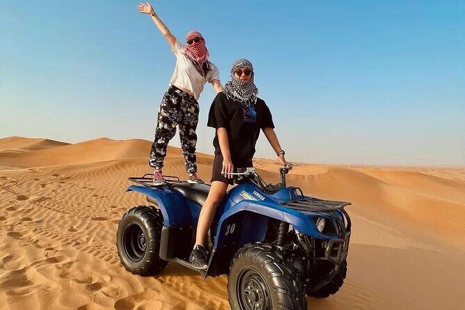 Experience Red Dune Safari Shows, Camels, BBQ & ATV Bike in Dubai - Sunset photo assistance: the part most people underestimate