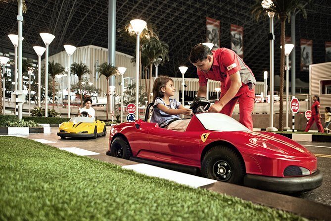 Ferrari World Entrance ticket - Go-karts and Junior Pilota: when driving fever hits