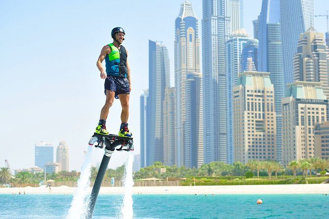 Flyboard Activity in Dubai - Meeting Hydro Water Sports at the Palm Jumeirah: plan your day around the slot