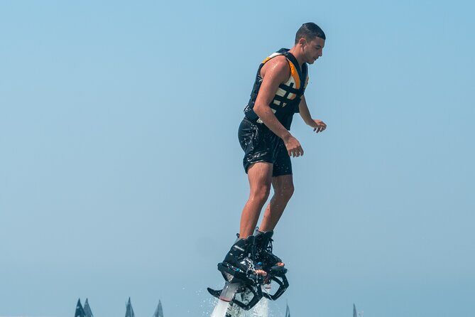 Flyboard Experience - Gear and Safety: Helmet, Life Vest, and Real Coaching