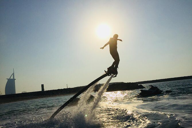 Flyboard Experience in Dubai - 30min - Nemo WaterSports and the Jumeira marina setup