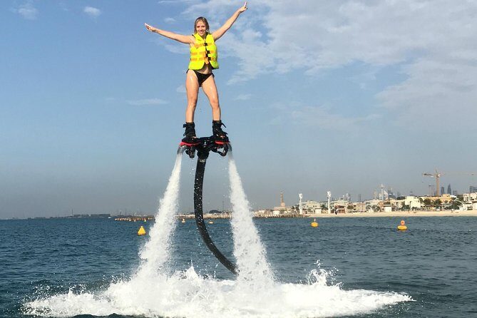 Flyboard Experience in Dubai - 30min - Why you’re 25–30m from shore (and what that means for safety)