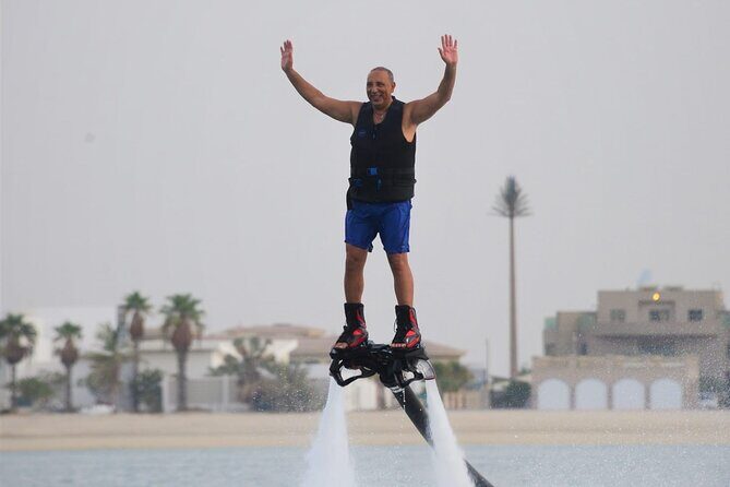 Flyboard Experience in Dubai - Getting to C Central Hotel and The Palm Jumeirah start dock
