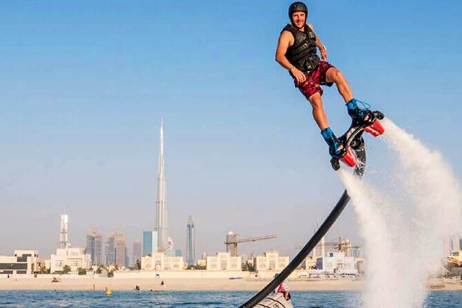 Flyboard in Dubai with Photos & Videos-Free Training - From Belly Position to Standing: The Balance Lesson