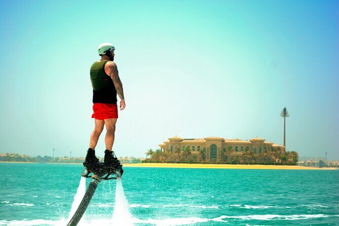 Flyboarding Experience in Palm Jumeirah - Where to go: Blue Safari Watersports at The Palm