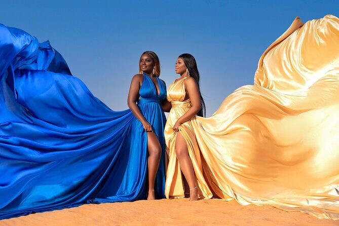 Flying dress photoshoot activity in Dubai - Key Highlights That Matter in Real Life