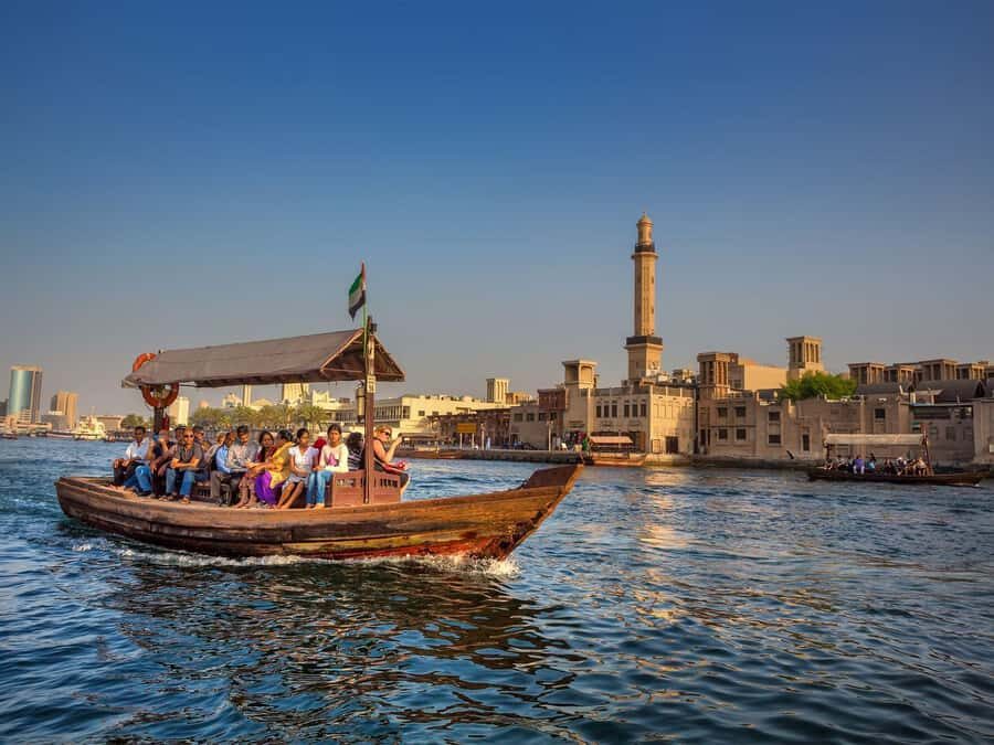 From Abu Dhabi: Dubai City Tour with Frame & Abra Boat Ride - Jumeirah Beach and the Burj Al Arab photo stop