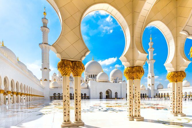 From Dubai: Abu Dhabi City Sightseeing And Sheikh Zayed Mosque - Sheikh Zayed Grand Mosque: dress code, timing, and what to notice
