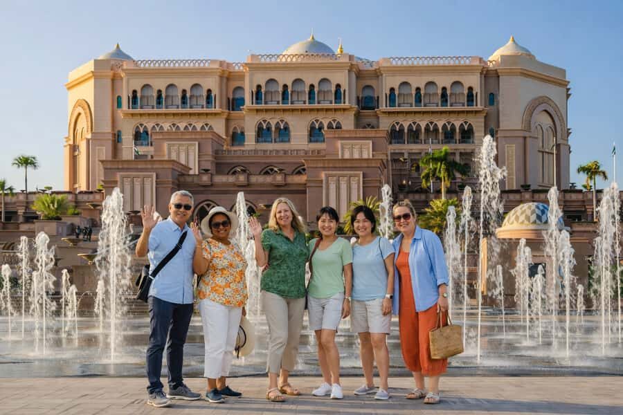 From Dubai: Abu Dhabi Day Tour with Qasr al Watan - Abu Dhabi Corniche: a long scenic stretch that sets the tone