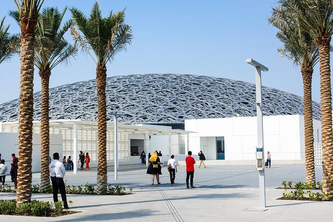 From Dubai: Abu Dhabi Full-Day Trip with Louvre & Grand Mosque - Sheikh Zayed Grand Mosque: what you’ll see and how to not get stuck outside