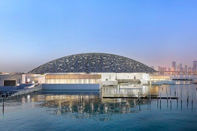 From Dubai: Abu Dhabi Heritage Tour, Qasr Al Watan, Grand Mosque - Last Exit, Yas Island, and the Louvre Abu Dhabi dome