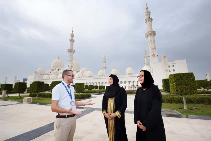 From Dubai: Full Day City Tour, Grand Mosque, Qasr Al Watan - Sheikh Zayed Grand Mosque: where the details hit hardest