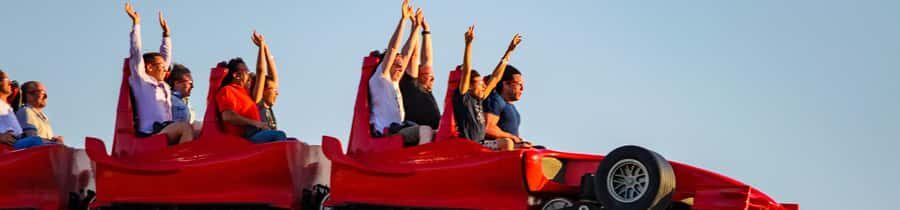 From Dubai: Sheikh Grand Zayed Mosque & Ferrari World Trip - Ferrari World Abu Dhabi: The Speed-Fan Shift