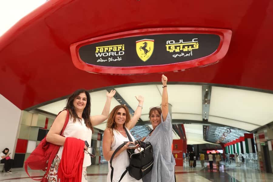 From Dubai: Sheikh Grand Zayed Mosque & Ferrari World Trip - Sheikh Zayed Grand Mosque: White Marble, Golden Details, and Real Rules