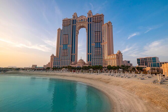 FulDay Private Tour Throughout AbuDhabi with Grand Mosque Visit - Etihad Towers and Observation Deck 300: coffee with a view beats another photo line