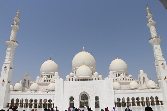 Full Day Abudhabi City Tour with Ferrari World Theme Park Ticket - Heritage Village and Emirates Palace: culture plus a real break