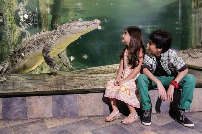 Full Day Dubai City Tour: Burj Khalifa & Underwater Zoo Ticket - Sheikh Zayed Road, Palm Jumeirah, and the Burj Al Arab Exterior Moment