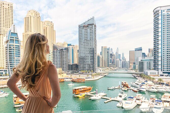 Full Day Dubai City Tour with At the Top Burj Khalifa Ticket - Marina, Palm, and Burj Al Arab: the modern Dubai photo loop
