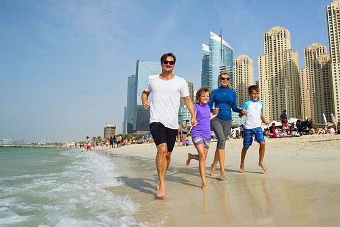 Full Day Dubai City Tour with At the Top Burj Khalifa Ticket - Jumeirah Mosque and Jumeirah Beach: where the city slows down