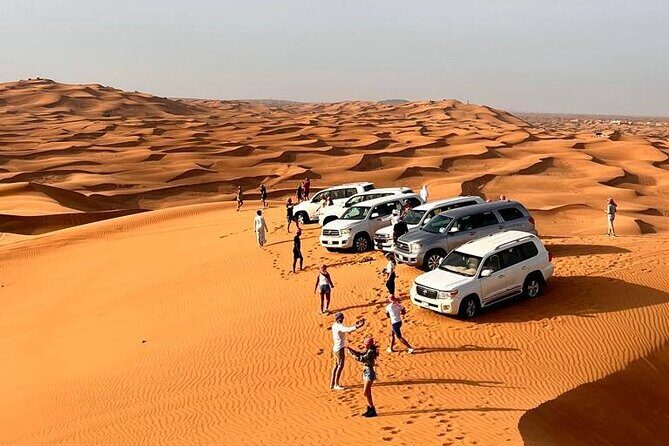 Full-Day Dubai Desert Safari Tour - The driving portion: dune bashing and sandboarding at the right pace