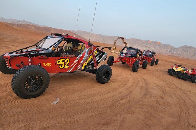 Funco Buggy 3000 CC 2 seater Al Faya Desert Tour - The 3000cc Funco buggy: fast, strong, and built for dune work