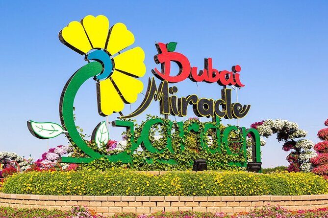 Global Village and Miracle Garden Tour With Private Transfers - Miracle Garden: 45 Million Flowers and Big Sculpture Moments