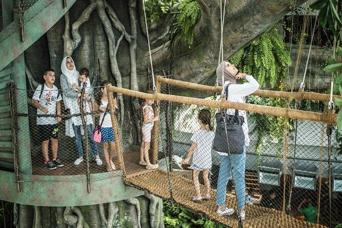 Green Planet Dubai Day Ticket With Pickup and Drop off - The included rainforest zones: how the experience moves level by level