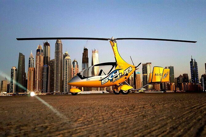 Gyrocopter Dubai Private flight for 20 minutes - Your 20 Minutes in the Air: Palm Jumeirah to Burj Al Arab Views
