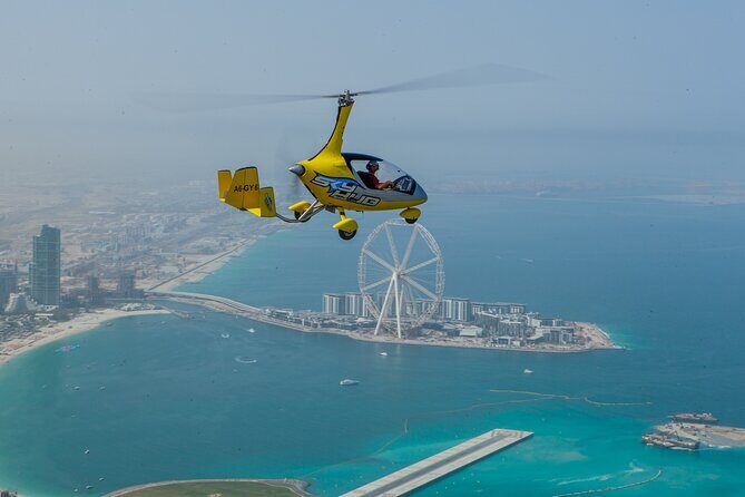 Gyrocopter Dubai Private flight for 20 minutes - Pickup, Transfers, and Timing That Won’t Waste Your Day