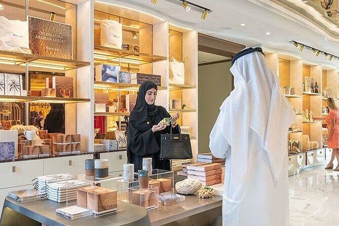 Inside Burj Al Arab Guided Tour - Stop 2: The His-and-Hers suite design and the AR iPad exhibition