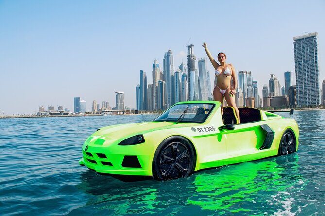 Jet Car Experience Dubai with Private Transfers - Your One Stop: Riding With a Burj Al Arab View From the Water