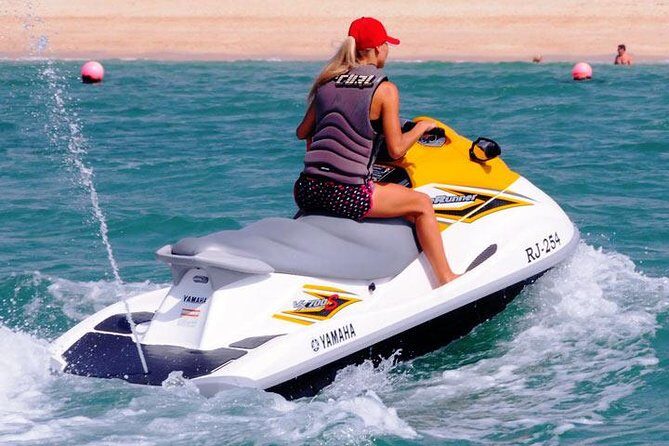 Jet Ski Ride - Getting started at Waldorf Astoria Ras Al Khaimah