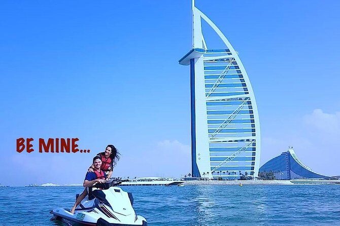 Jet Ski Tour Dubai: La Mer - Burj Al Arab- Atlantis for 1h 30min - The guided convoy ride: structure at jet ski speed