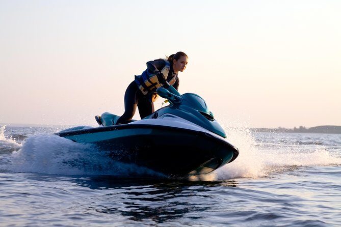 Jet Ski Tour in Dubai duration 1H Burj al Arab and Atlantis palm - Where You Start: BlueSea by the Jumeirah Fishing Harbour