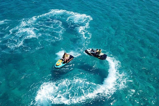Jet Ski Tour in Dubai duration 1H Burj al Arab and Atlantis palm - The 1-Hour Jet Ski Plan: From Marina Views to Icon Stops